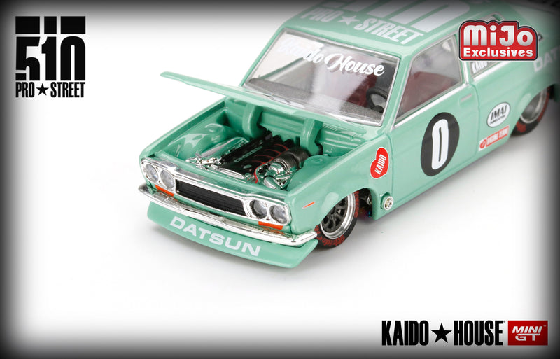 Laad de afbeelding in de Gallery-viewer, Datsun 510 Pro #0 Kaido House MINI GT 1:64
