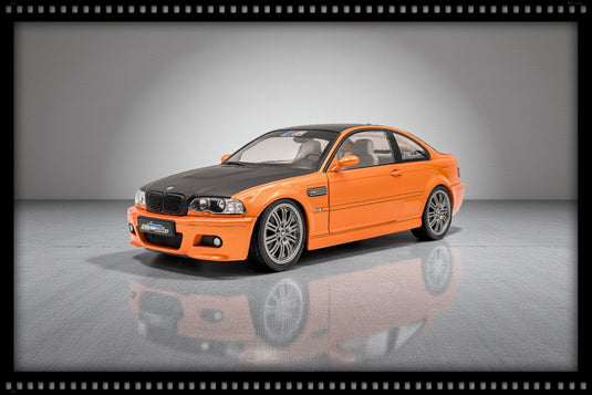 Bmw E46 M3 COUPE SOLIDO WORKS ORANGE 2000 SOLIDO 1:18