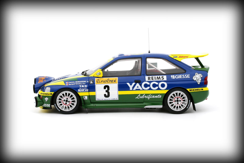 Load image into Gallery viewer, Ford ESCORT RS COSWORTH BLUE P. BERNARDINI RALLYE MONTE CARLO 1996 OTTOmobile 1:18
