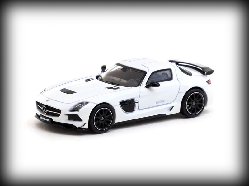 Chargez l&#39;image dans la visionneuse de la galerie, Mercedes-Benz SLS AMG Coupe Black Series TARMAC WORKS 1:64
