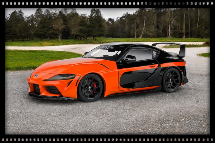 Toyota GR SUPRA STREETFIGHTER ORANJE STREETFIGHTER 2024 SOLIDO 1:18
