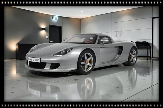 PORSCHE CARRERA GT ZILVER 2003 GT SPIRIT 1:8