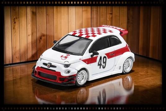 FIAT 595 ABARTH LB-WORKS X ABAS WORKS 1000 TC HOMMAGE 2026 MINI GT 1:64
