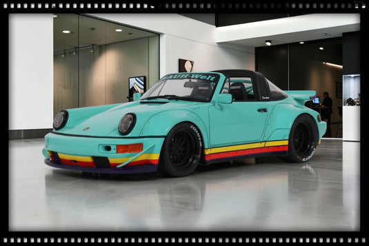 PORSCHE RWB GUNDAM GROEN 2024 GT SPIRIT 1:18