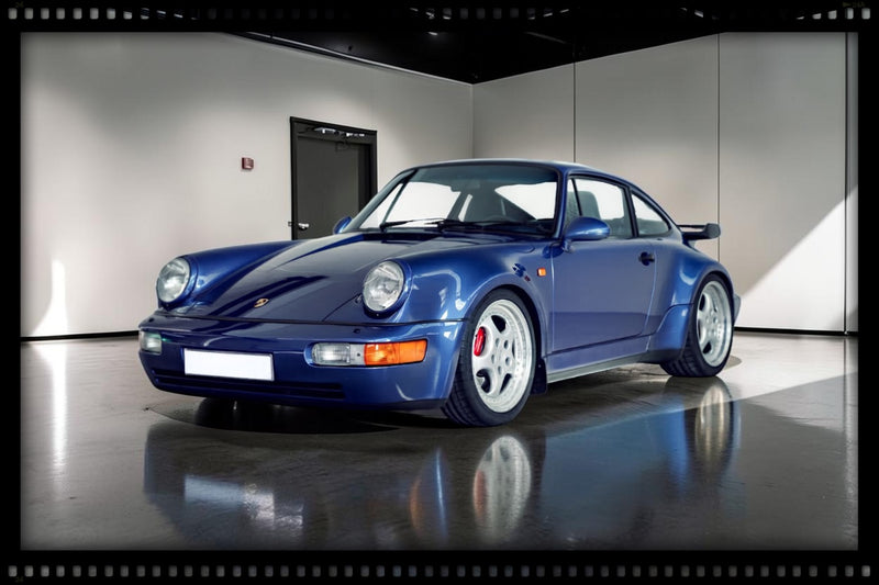 Laad de afbeelding in de Gallery-viewer, PORSCHE 911 (964) 3.6 TURBO COBALT BLAUW 1993 GT SPIRIT 1:12
