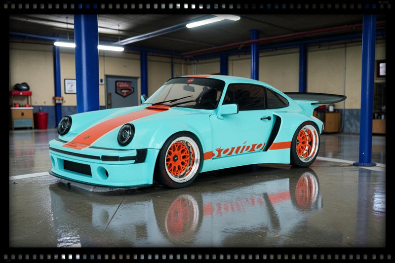 Load image into Gallery viewer, PORSCHE KS-R BY KHYZYL SALEEM METALLIC BLUE RACER 2026 SOLIDO 1:18
