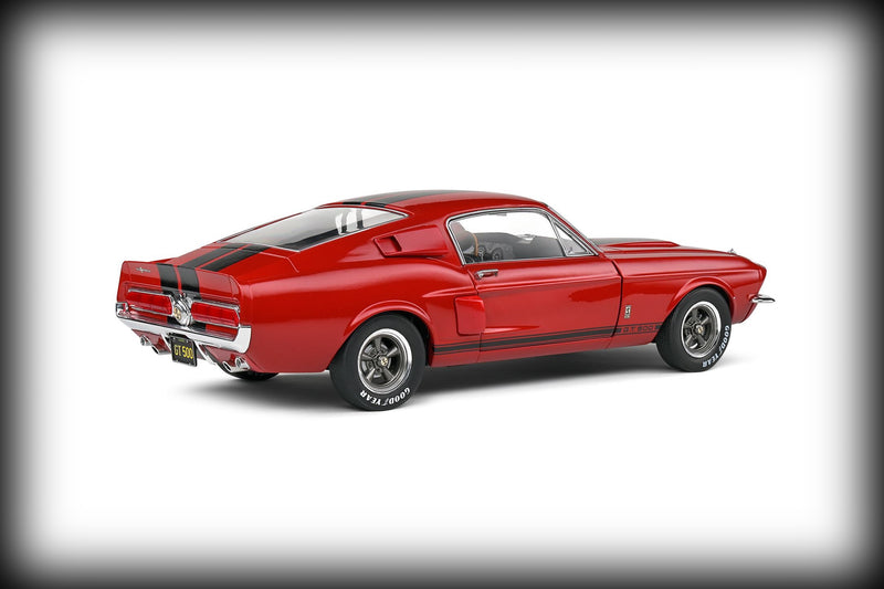 Laad de afbeelding in de Gallery-viewer, Ford SHELBY GT500 ROOD 1967 SOLIDO 1:18
