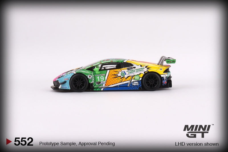 Load image into Gallery viewer, Lamborghini Huracan GT3 EVO #19 Gear Racing 2020 IMSA Daytona 24H (LHD) MINI GT 1:64
