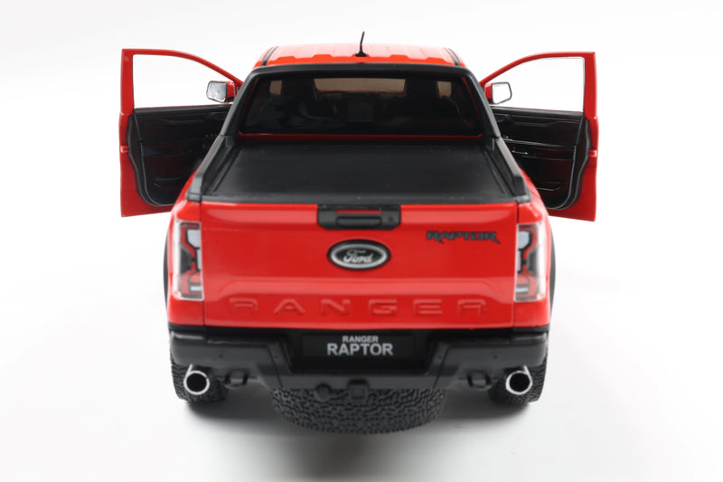 Laad de afbeelding in de Gallery-viewer, Ford RANGER RAPTOR ORANJE RAPTOR 2024 SOLIDO 1:18

