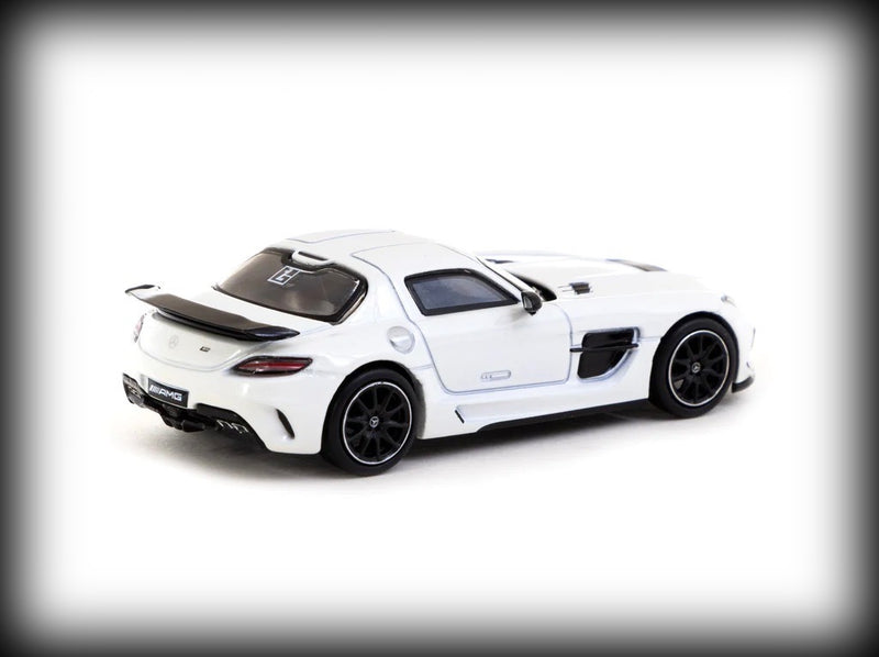 Chargez l&#39;image dans la visionneuse de la galerie, Mercedes-Benz SLS AMG Coupe Black Series TARMAC WORKS 1:64
