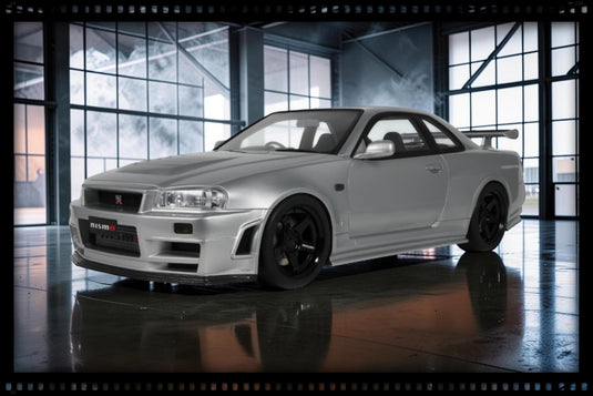 NISMO R34GT-R Z-TUNE SPECIAL SILVER 2005 GT SPIRIT 1:8