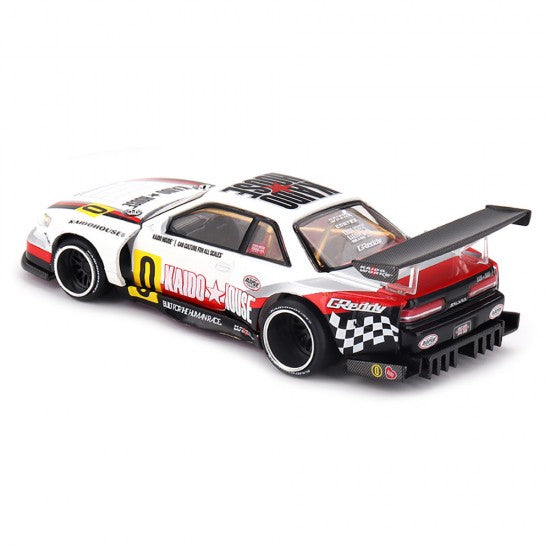 Laad de afbeelding in de Gallery-viewer, NISSAN SILVIA S13-R CIRCUIT SPEC V1 1991 MINI GT 1:64
