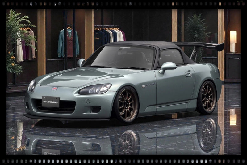 Laad de afbeelding in de Gallery-viewer, HONDA S2000 (AP1) GRIJS IGNITION MODEL 1:18
