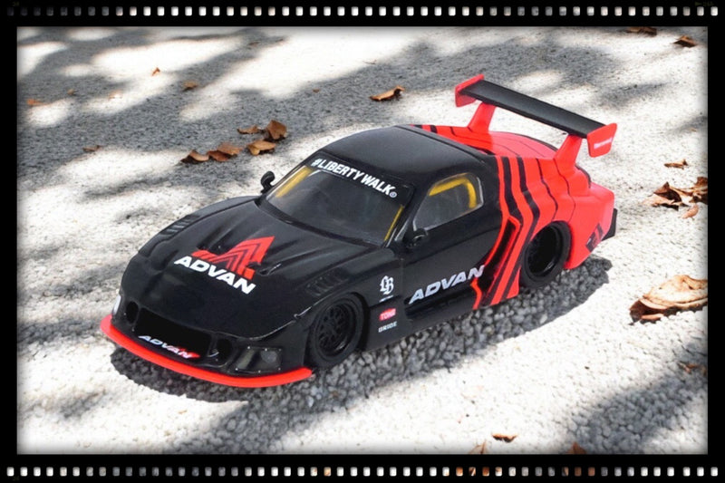 Load image into Gallery viewer, Mazda LBWK RX7 (FD3S) LB Super Silhouette *Advan Livery* Black/Red INNO64 Models 1:64
