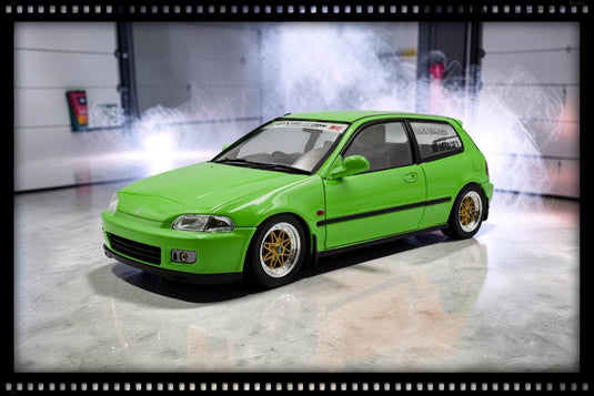 HONDA CIVIC (EG6) SOLIDO WORKS NEON GROEN 1991 SOLIDO 1:18