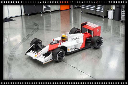 MCLAREN MP4/4 #12 AYRTON SENNA VAINQUEUR DU GRAND PRIX DU CANADA 1988 (LHD) MINI GT 1:64