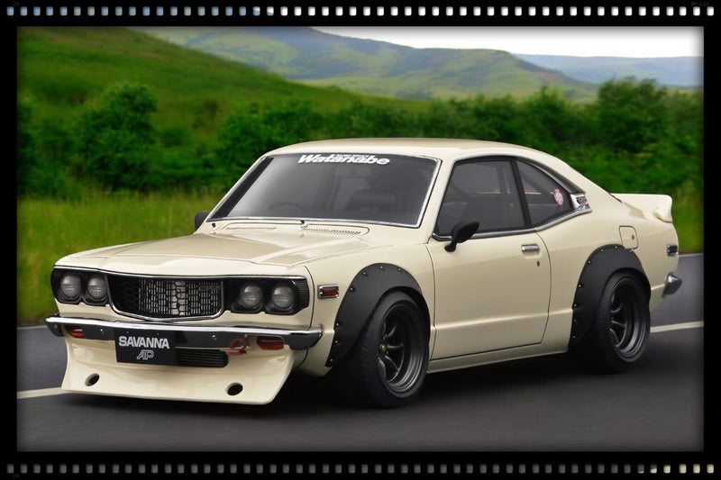 Load image into Gallery viewer, Mazda Savanna (S124A) Semi Works White IGNITION MODEL 1:18

