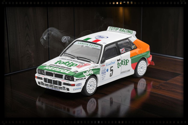 Chargez l'image dans la visionneuse de la galerie, LANCIA DELTA HF INTEGRALE EVOLUTION #5 ANDREA AGHINI RALLYE MONTE-CARLO 1993 MINI GT 1:64
