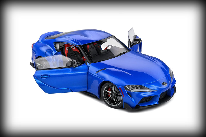 Load image into Gallery viewer, Toyota GR SUPRA BLUE 2001 SOLIDO 1:18
