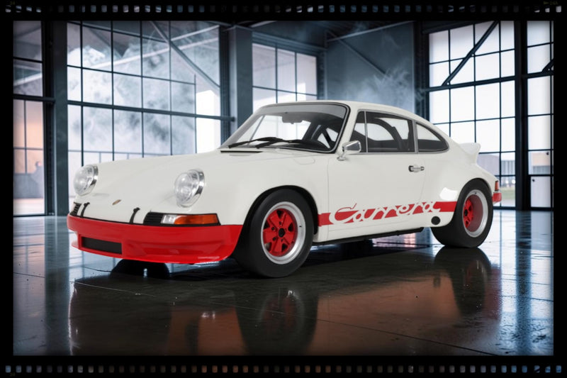 Chargez l'image dans la visionneuse de la galerie, PORSCHE 911 2.8 RSR GRAND PRIX BLANC 1973 GT SPIRIT 1:12

