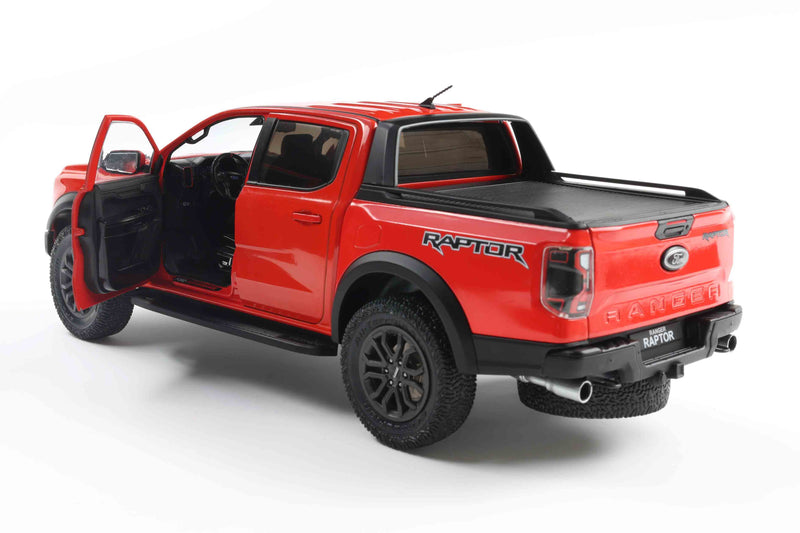 Laad de afbeelding in de Gallery-viewer, Ford RANGER RAPTOR ORANJE RAPTOR 2024 SOLIDO 1:18
