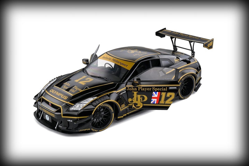Laad de afbeelding in de Gallery-viewer, Nissan GT-R (R35) W/ LIBERTY WALK BODY KIT 2.0 JPS 2022 SOLIDO 1:18
