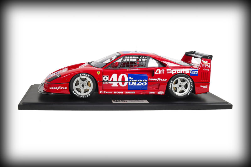 Laad de afbeelding in de Gallery-viewer, Ferrari F40 LM GOODYEAR 1989 (BEPERKTE EDITIE 25 stuks) HC MODELS 1:8
