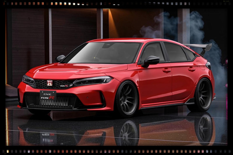 Load image into Gallery viewer, HONDA CIVIC TYPE-R J'S RACING (FL5) RED IGNITION MODEL 1:18
