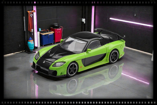 MAZDA RX-7 (FD) VEILSIDE FORTUNE7 VERT 2012 (LHD) MINI GT 1:64