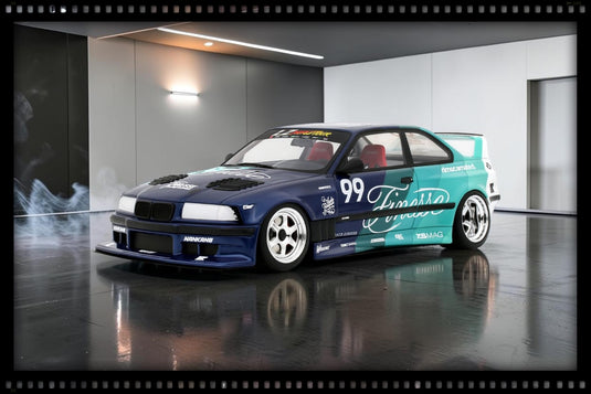 BMW E36 MY KYZA BLUE 2024 OTTOmobile 1:18