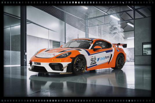 PORSCHE 718 CAYMAN GT4 RS CLUBSPORT E. HEYERDAHL / N. MALOY GT4 EUROPEAN SERIES 2024 OTTOmobile 1:18