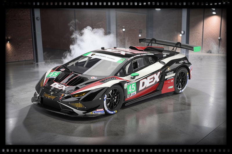 Chargez l'image dans la visionneuse de la galerie, LAMBORGHINI HURACAN GT3 EVO2 #45 DEX WAYNE TAYLOR RACING DAYTONA 24 HRS 2026 TOP SPEED 1:18
