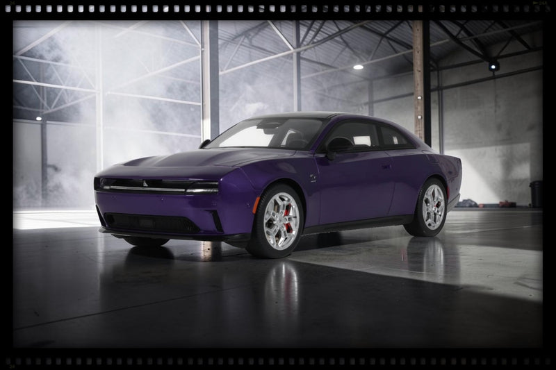 Load image into Gallery viewer, DODGE CHARGER DAYTONA R/T PLUM CRAZY 2024 GT SPIRIT 1:18

