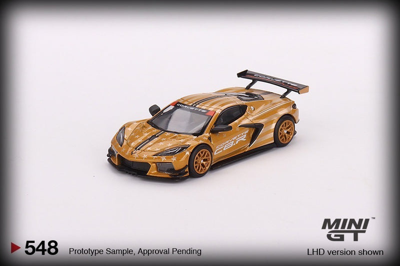 Chargez l&#39;image dans la visionneuse de la galerie, Chevrolet Corvette C8R 2023 Stars &amp; Stripes (LHD) MINI GT 1:64
