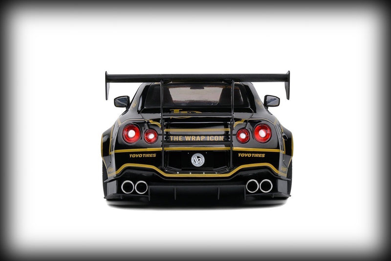 Laad de afbeelding in de Gallery-viewer, Nissan GT-R (R35) W/ LIBERTY WALK BODY KIT 2.0 JPS 2022 SOLIDO 1:18
