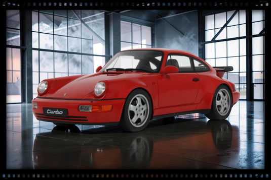 PORSCHE 911 (964) TURBO 3.3 GUARDS RED 1991 GT SPIRIT 1:18