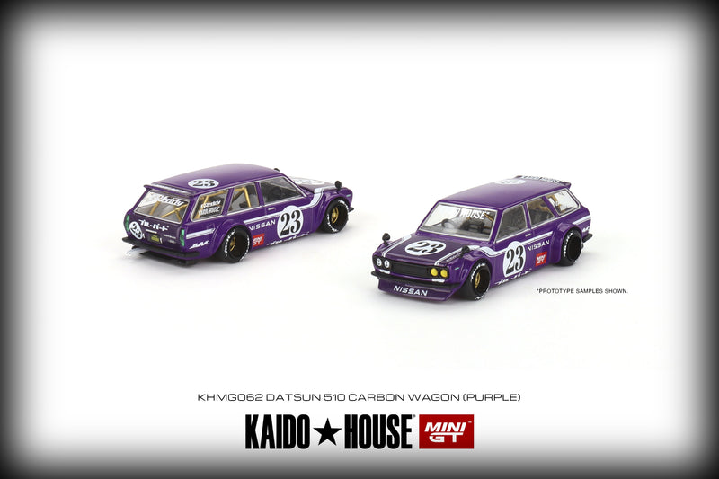 Laad de afbeelding in de Gallery-viewer, Datsun 510 Wagon Carbon Fiber V1 Kaido House MINI GT 1:64
