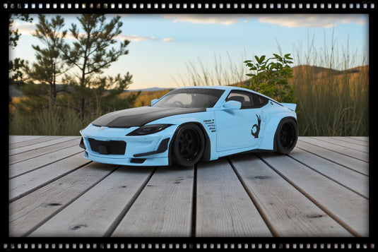 Nissan PANDEM FAIRLADY Z CHINA BLAUW 2025 GT SPIRIT 1:18