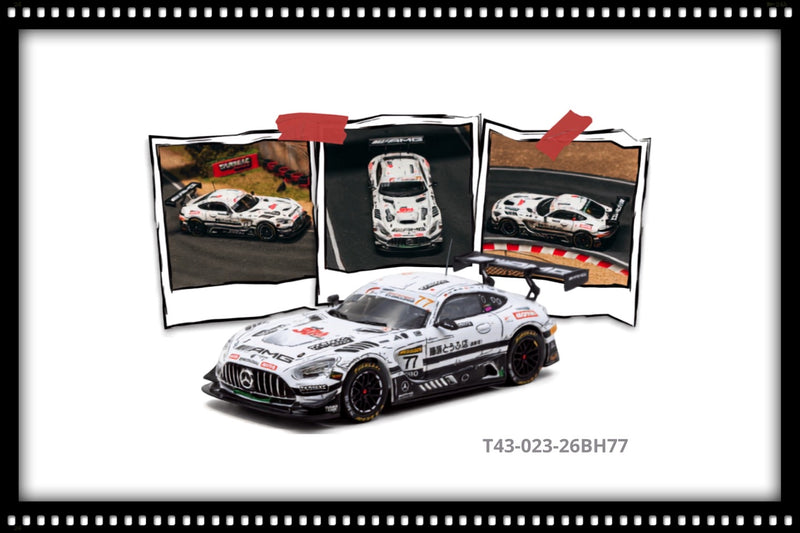 Load image into Gallery viewer, MERCEDES-BENZ AMG GT GT3 #77 RALF ARON CRAFT-BAMBOO RACING BATHURST 12H 2026 TARMAC WORKS 1:43
