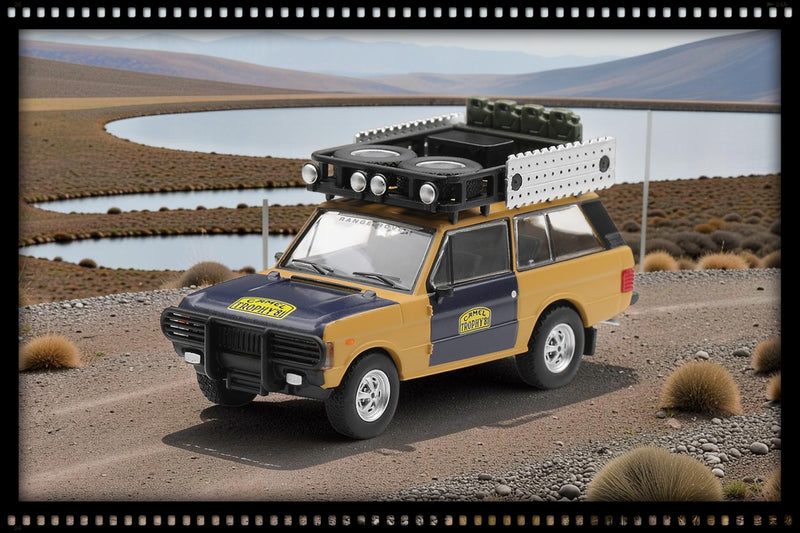 Chargez l'image dans la visionneuse de la galerie, LAND ROVER RANGE ROVER CAMEL TROPHY SUMATRA H.FISCHER &amp; W.BAYS SUMATRA 1981 MINI GT 1:64
