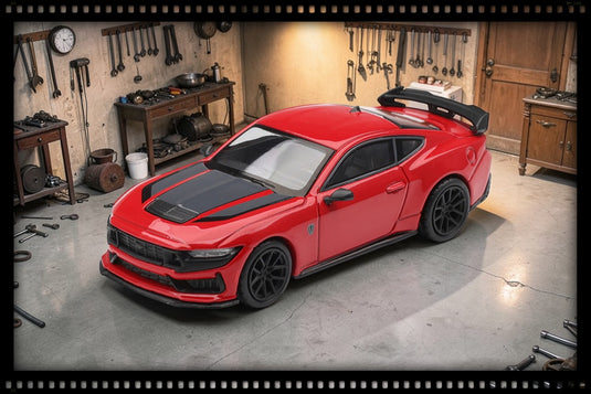 FORD MUSTANG DARK HORSE RACE ROUGE 2025 (LHD) MINI GT 1:64