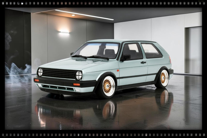 Load image into Gallery viewer, VOLKSWAGEN GOLF II GTI "STANCE" CALYPSO GREEN 1991 OTTOmobile 1:18
