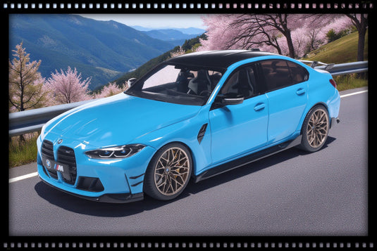 Bmw M3 PERFORMANCE PARTS DAYTONA BEACH BLUE 2024 SOLIDO 1:18
