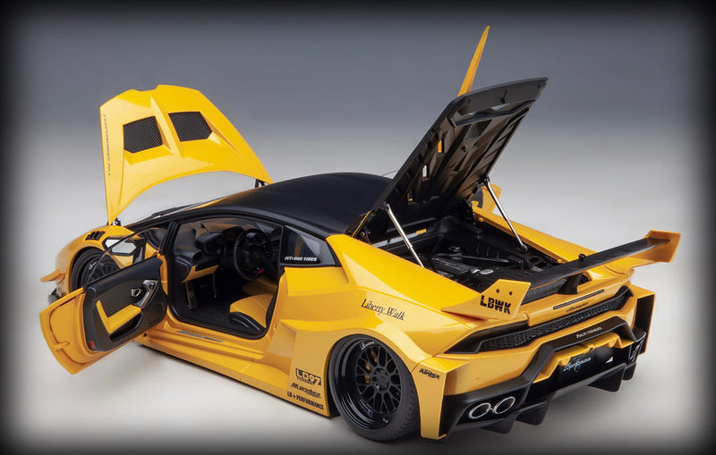 Laad de afbeelding in de Gallery-viewer, Lamborghini HURACAN GT LIBERTY WALK LB SILHOUETTE WORKS AUTOart 1:18
