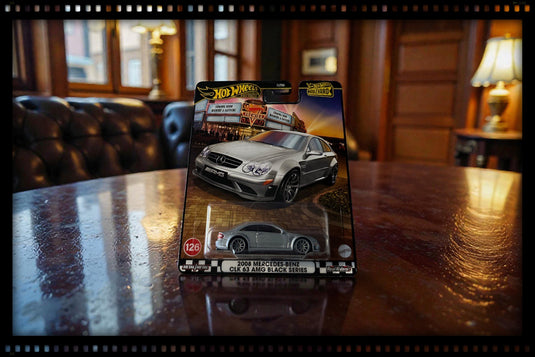 Mercedes-Benz CLK 63 AMG BLACK SERIES 2008 HOT WHEELS 1:64