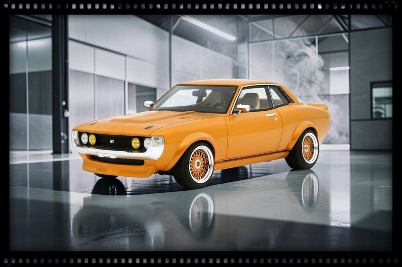 Laad de afbeelding in de Gallery-viewer, TOYOTA CELICA (RA24) RESTOMOD ORANJE 2015 OTTOmobile 1:18
