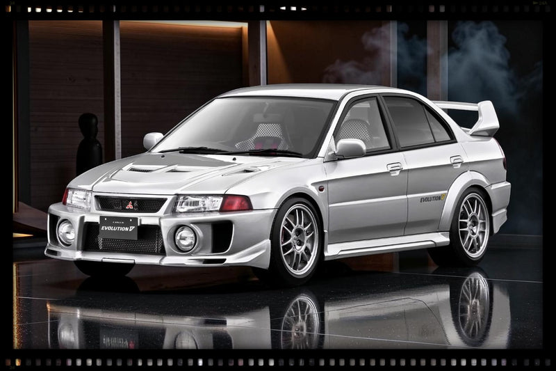 Chargez l'image dans la visionneuse de la galerie, MITSUBISHI LANCER EVOLUTION V (CP9A) ARGENTÉ IGNITION MODEL 1:18
