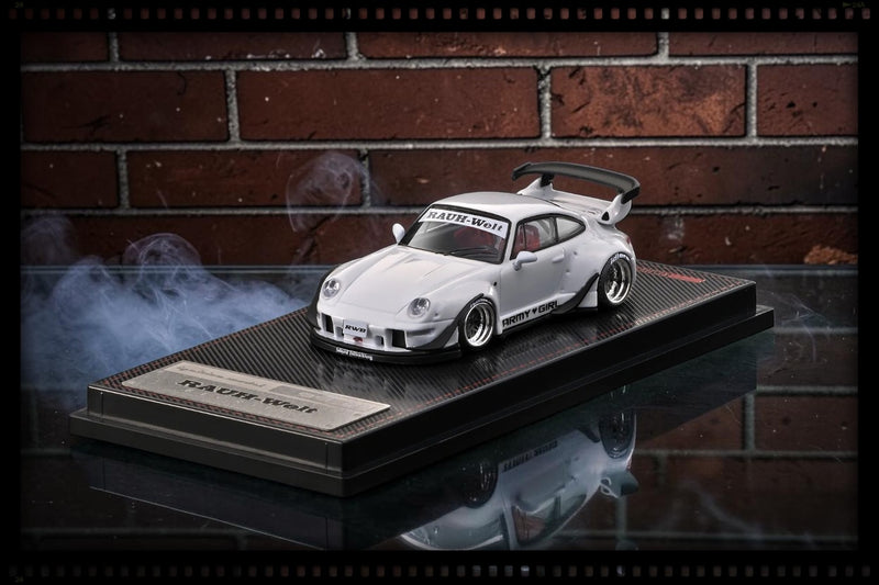 Chargez l'image dans la visionneuse de la galerie, PORSCHE RWB 993 BLANC IGNITION MODEL 1:64
