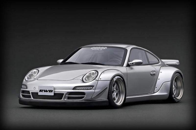 Load image into Gallery viewer, Porsche RWB 997 SILVER IGNITION MODEL 1:18
