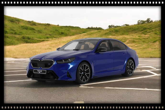 Bmw M5 MARINA BAY BLUE METALLIC 2024 GT SPIRIT 1:18